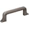 Jeffrey Alexander 3" Center-to-Center Brushed Pewter Callie Cabinet Pull 839-3BNBDL - alternate 1